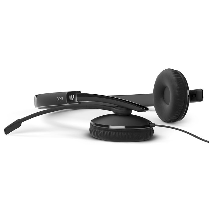 EPOS Auriculares Adapt 160T ANC con Micrófono Boom, Cancelación Activa de Ruido (ANC), USB-C, Supraaural, Diadema, Negro - Para Oficina/Centro de Llamadas