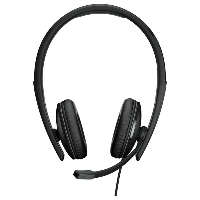 EPOS Auriculares Adapt 160T ANC con Micrófono Boom, Cancelación Activa de Ruido (ANC), USB-C, Supraaural, Diadema, Negro - Para Oficina/Centro de Llamadas