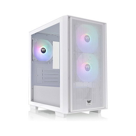 Thermaltake Versa H16 TG ARGB White Micro Torre PC Blanco