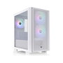 Thermaltake Versa H16 TG ARGB White Micro Torre PC Blanco