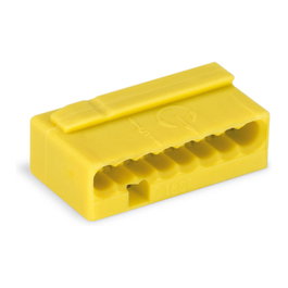 WAGO Wago Serie 243-508 Micro-clema Amarilla (50 unidades)