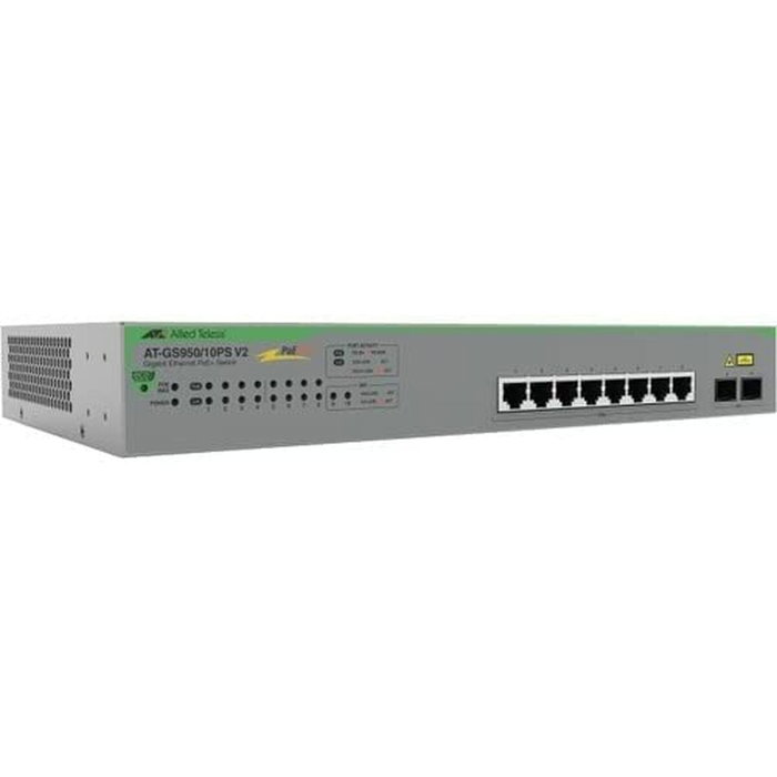 Allied Telesis GS950/10PS Switch WebSmart Gigabit 8x PoE+ 2x SFP