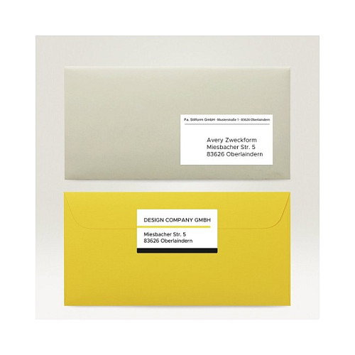 AVERY Zweckform Etiquetas de 97,0 x 42,3 mm, blanco