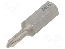 WIHA Punta de destornillador Phillips PH0 1/4 de 25 mm STANDARD