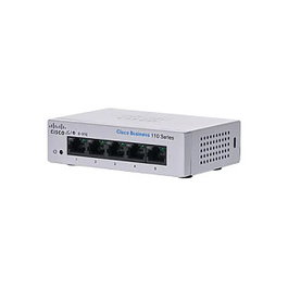 Cisco business 110 series 110-5t-d conmutador sin gestionar 5 x 10/100/1000 montaje en rack sobremesa montaje en pared alimentac