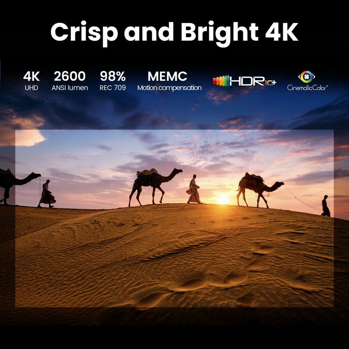 BenQ GP520 Proyector UHD 4K 2600 lúmenes ANSI Negro BenQ GP520 Proyector UHD 4K 2600 lúmenes ANSI Negro