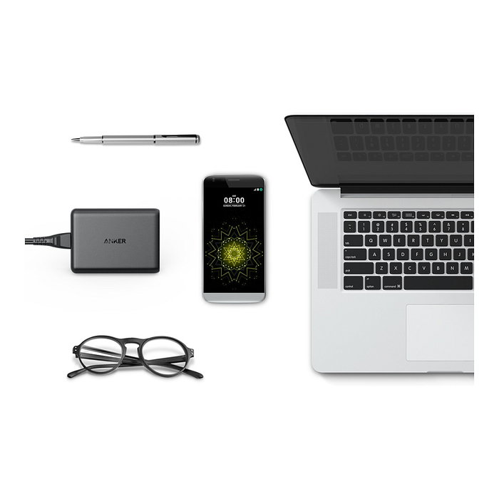 Anker PowerPort Speed 5 Cargador 5 Puertos USB-A 63W Negro