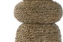 DKD Home Decor Jarrón de Fibra Natural 18x18x60 cm
