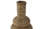DKD Home Decor Jarrón de Fibra Natural 18x18x60 cm