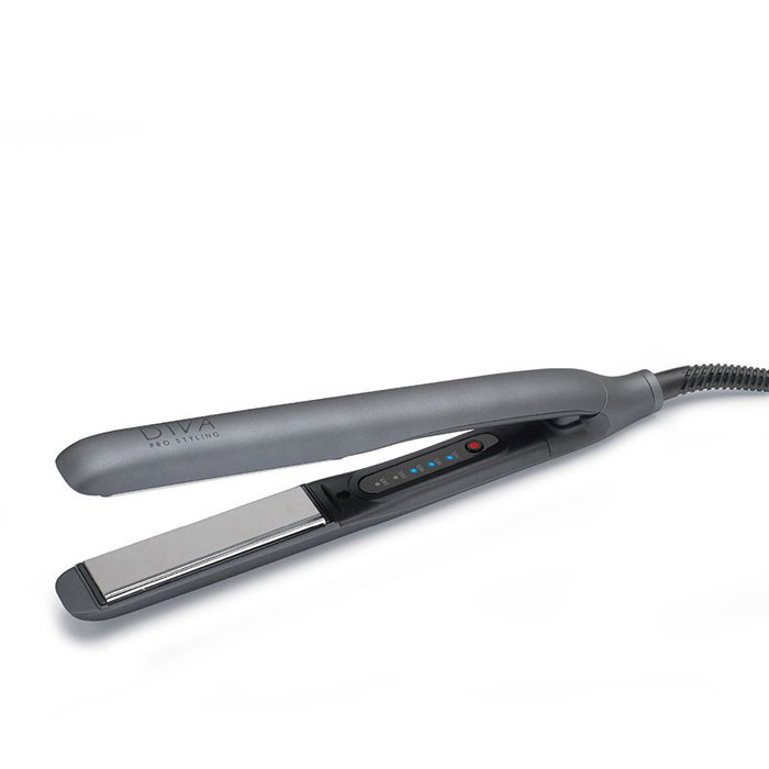 Diva Plancha Precious Metals Touch Titanium con Placa de Titanio para Peinados Súper Lisos y Brillo Espejo, Ideal para Tratamientos de Queratina Diva Plancha Precious Metals Touch Titanium con Placa de Titanio para Peinados Súper Lisos y Brillo Espejo, Ideal para Tratamientos de Queratina