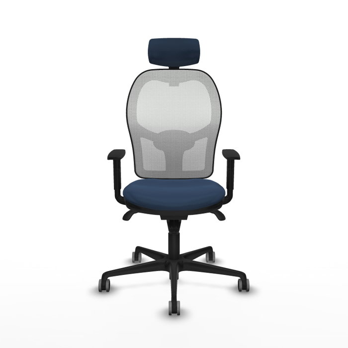 PIQUERAS Y CRESPO Silla de oficina Jorquera Azul marino y Blanco PIQUERAS Y CRESPO Silla de oficina Jorquera Azul marino y Blanco