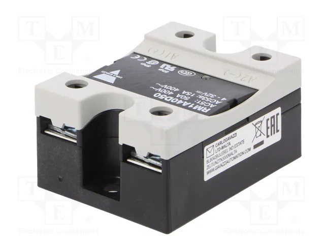 CARLO GAVAZZI RM1A40D50 Relé de semiconductor monofásico 50A 42-440VAC