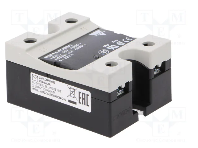 CARLO GAVAZZI RM1A40D50 Relé de semiconductor monofásico 50A 42-440VAC