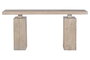 DKD Home Decor Consola de Olmo Macizo Natural 183x38x85 cm