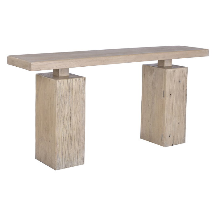 DKD Home Decor Consola de Olmo Macizo Natural 183x38x85 cm