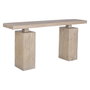 DKD Home Decor Consola de Olmo Macizo Natural 183x38x85 cm