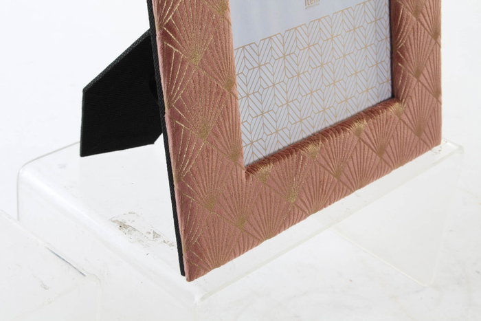 DKD Home Decor Marco de Fotos 15x20 cm Morado Rosa Poliester Madera (4 Unidades) 28x23x2 cm DKD Home Decor Marco de Fotos 15x20 cm Morado Rosa Poliester Madera (4 Unidades) 28x23x2 cm