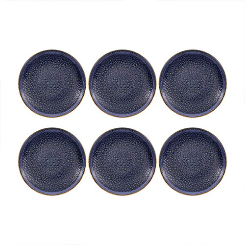 Summa Moon Blue Plato Llano 22 cm (Set de 6)