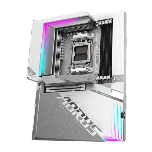 GIGABYTE B650E AORUS STEALTH ICE AM5 DDR5 Wi-Fi 7 Blanca GIGABYTE B650E AORUS STEALTH ICE AM5 DDR5 Wi-Fi 7 Blanca