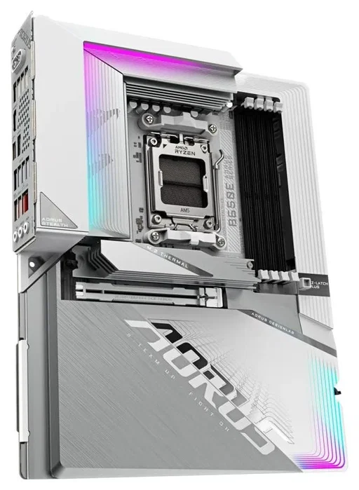 GIGABYTE B650E AORUS STEALTH ICE AM5 DDR5 Wi-Fi 7 Blanca GIGABYTE B650E AORUS STEALTH ICE AM5 DDR5 Wi-Fi 7 Blanca
