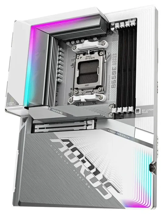 GIGABYTE B650E AORUS STEALTH ICE AM5 DDR5 Wi-Fi 7 Blanca GIGABYTE B650E AORUS STEALTH ICE AM5 DDR5 Wi-Fi 7 Blanca