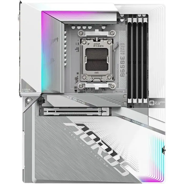 Gigabyte Placa Base B650E AORUS STEALTH ICE AMD AM5 DDR5 Wi-Fi 7