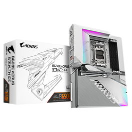 Gigabyte B650E AORUS STEALTH ICE Placa Base AM5/DDR5/ATX, Ryzen 9000, WiFi 7, 2.5GbE