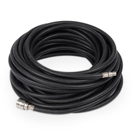 Powerplus Manguera de caucho para aire comprimido, 15 m, Ø5x12 mm, 20 bar, con acoplador euro