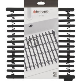 Brabantia Esterilla de Fregadero de Silicona Gris Oscuro