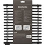 Brabantia Esterilla de Fregadero de Silicona Gris Oscuro