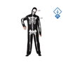 Fantasmita Disfraz de Halloween Esqueleto para Adulto Hombre Negro Tallas M y L