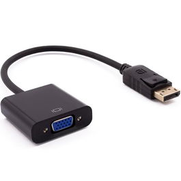 Nilox Cable Adaptador Displayport a VGA Macho a Hembra Negro 0.15m