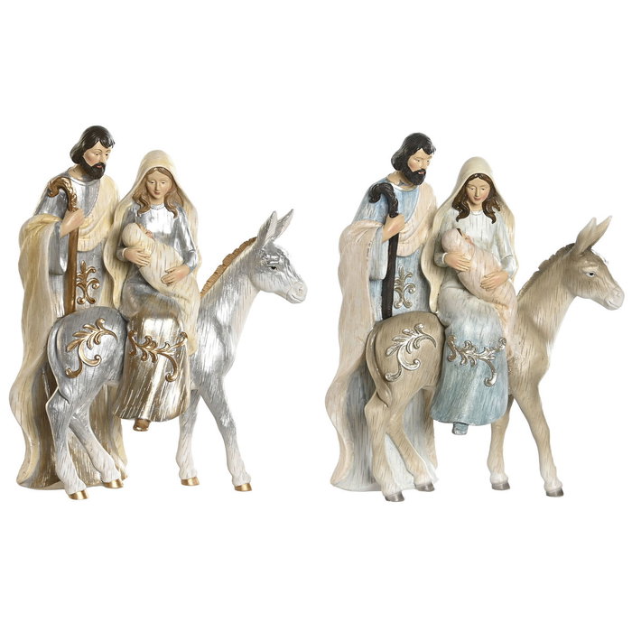 DKD Home Decor Set de 2 Figuras de Nacimiento en Resina (23,5x16x32 cm)