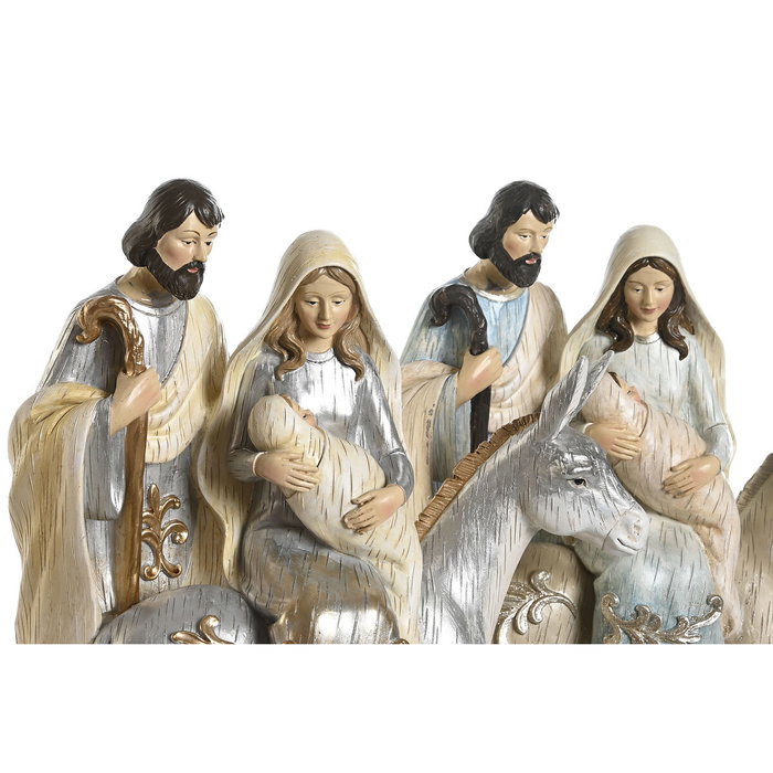 DKD Home Decor Set de 2 Figuras de Nacimiento en Resina (23,5x16x32 cm)