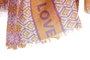 DKD Home Decor Foulard Mediterraneo Menorca Fucsia Naranja Algodon 180 x 100 cm (4 Unidades)