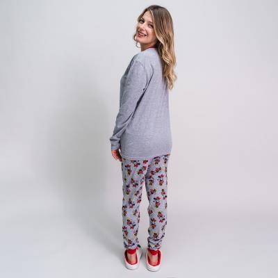 Pijama Minnie Mouse Gris Mujer L