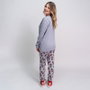Pijama Minnie Mouse Gris Mujer L