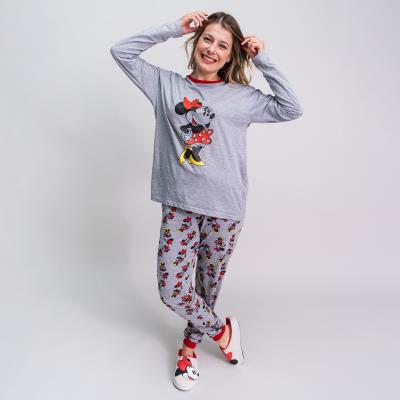 Pijama Minnie Mouse Gris Mujer L