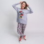 Pijama Minnie Mouse Gris Mujer L