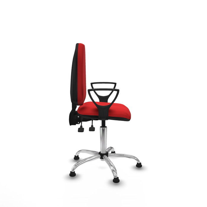 PIQUERAS Y CRESPO Silla de oficina Aýna con mecanismo Asincro, Rojo