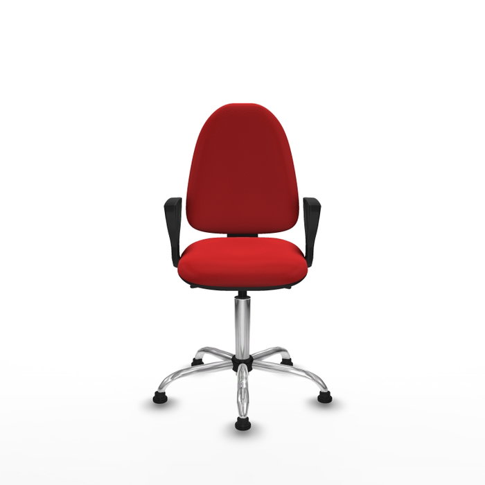 PIQUERAS Y CRESPO Silla de oficina Aýna con mecanismo Asincro, Rojo