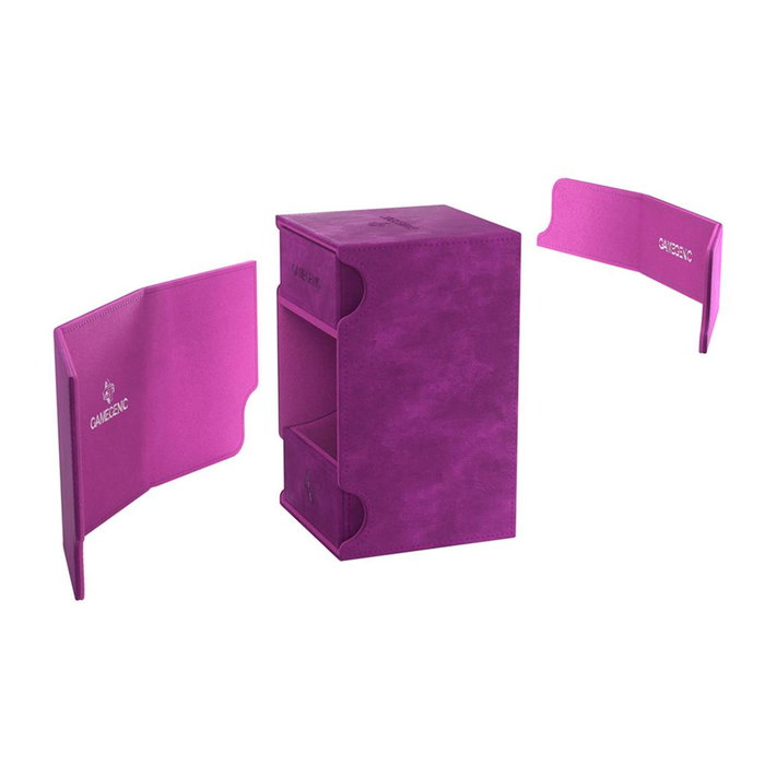 Gamegenic Watchtower 100+ XL Purple Caja para Mazos de Cartas Coleccionables con Espacio Extra para Fichas y Commander Gamegenic Watchtower 100+ XL Purple Caja para Mazos de Cartas Coleccionables con Espacio Extra para Fichas y Commander