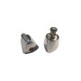 Edm Cabezal Universal Grifería Empotrar 1/2" Montura Cromado Acero Inox 150