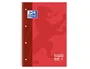 Oxford Classic Europeanbook 1 Cuaderno de Anillas A4+ Rojo (Set de 5)