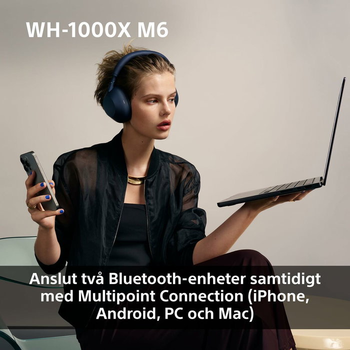 Sony WH-1000XM6 Auriculares Bluetooth Midnight Blue Sony WH-1000XM6 Auriculares Bluetooth Midnight Blue
