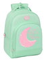 Mochila Escolar BlackFit8 Moon Verde 32 x 42 x 15 cm