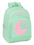 Mochila Escolar BlackFit8 Moon Verde 32 x 42 x 15 cm