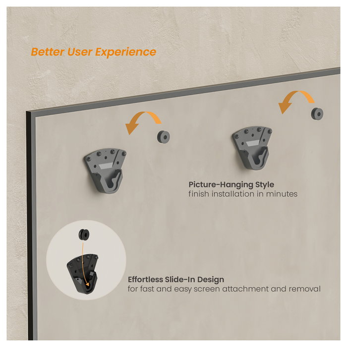 EQUIP Soporte de pared 650365 para pantallas de 32-100 pulg. EQUIP Soporte de pared 650365 para pantallas de 32-100 pulg.