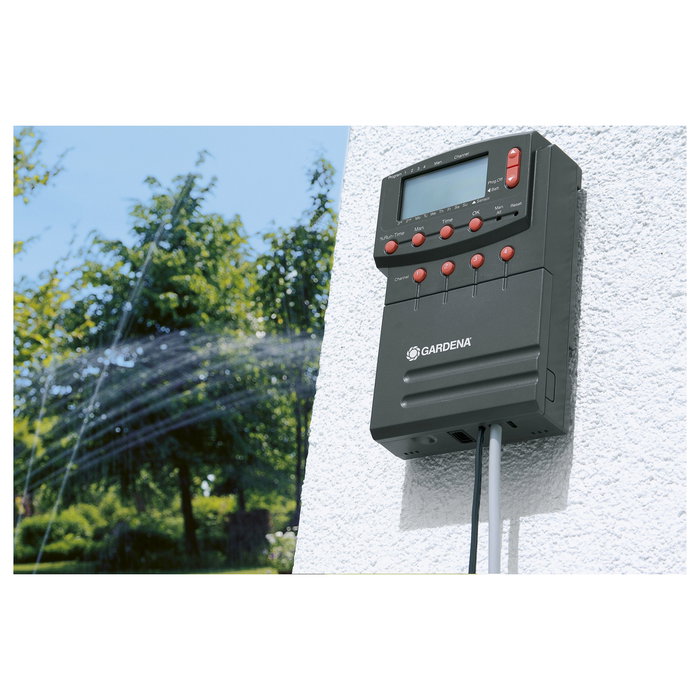 GARDENA Verbindungskabel 1280-20 Cable de Conexión 24 V para Sistema de Automatización, 15 m, Gris
