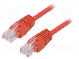GEMBIRD Patch cord Cat 5e U/UTP de 5m rojo